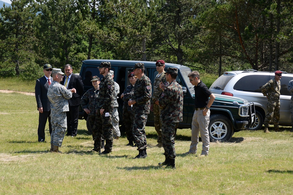 Brigadier Gen. Christopher G. Cavoli visits Ljubljana and Postojna June 8, 2015