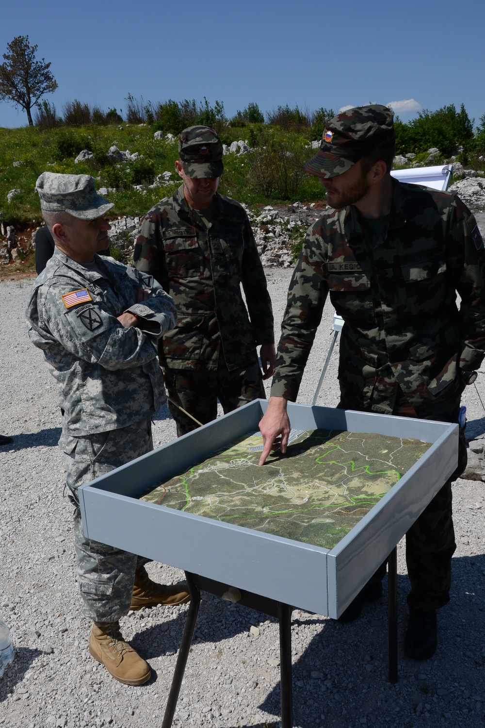 Brigadier Gen. Christopher G. Cavoli visits Ljubljana and Postojna June 8, 2015