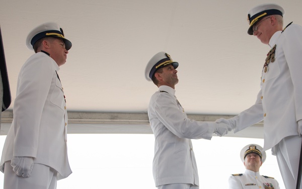 Coast Guard Cutter Harriet Lane changes command