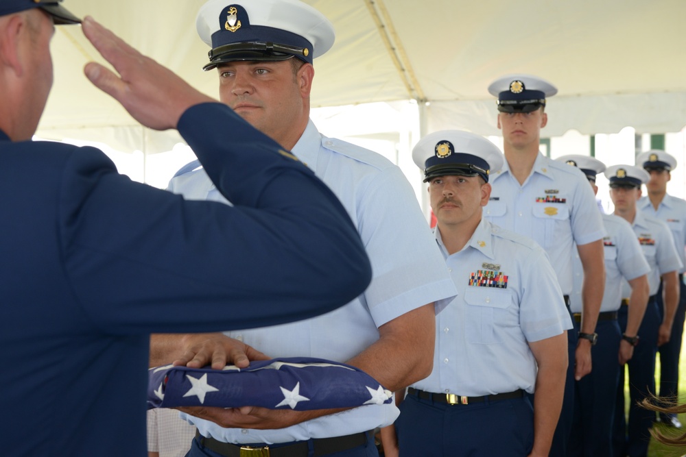 Coast Guard Station Montauk Crew Holds Change of Command, Retirement Ceremonies