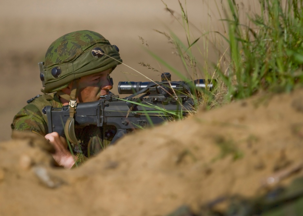 Multinational Training held in Rukla, Lithuania as part of Saber Strike 2015
