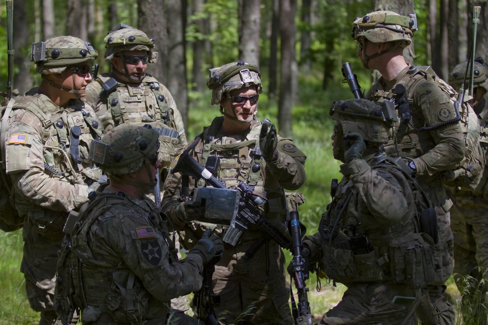 Multinational Training held in Rukla, Lithuania as part of Saber Strike 2015