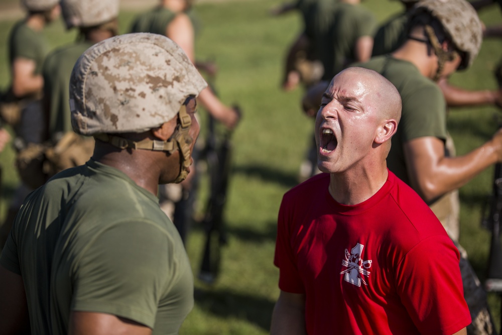 Marine recruits learn, build combat skills on Parris Island