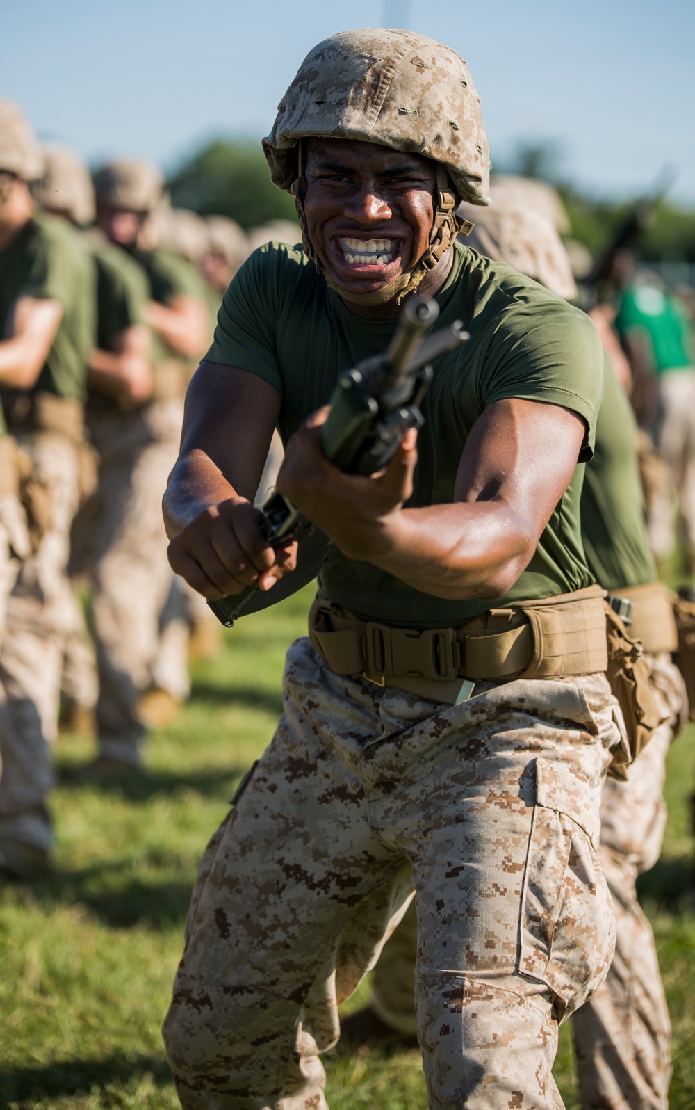 Marine recruits learn, build combat skills on Parris Island