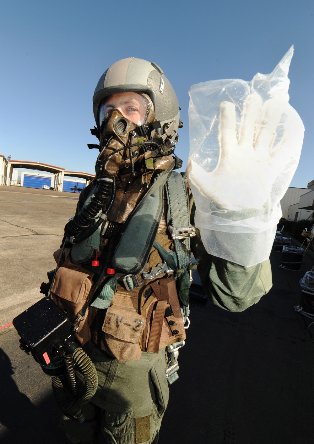 Airmen test newest Lightweight Inflatable Decontamination Systems