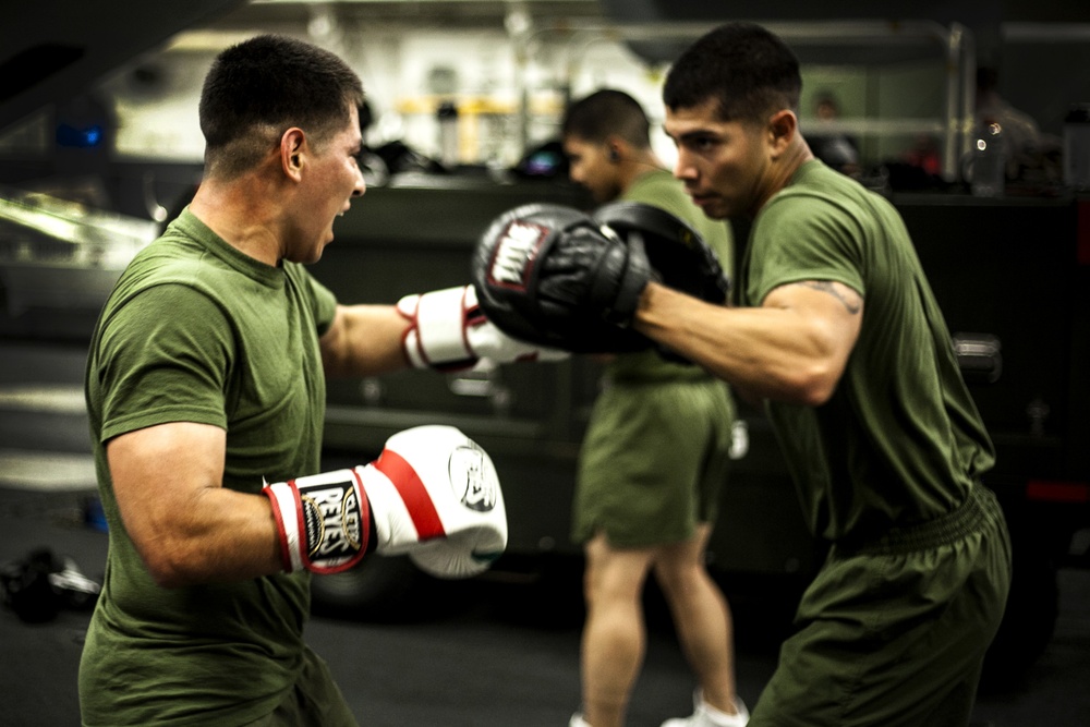 Round-by-Round: Marine uses boxing skills to lead
