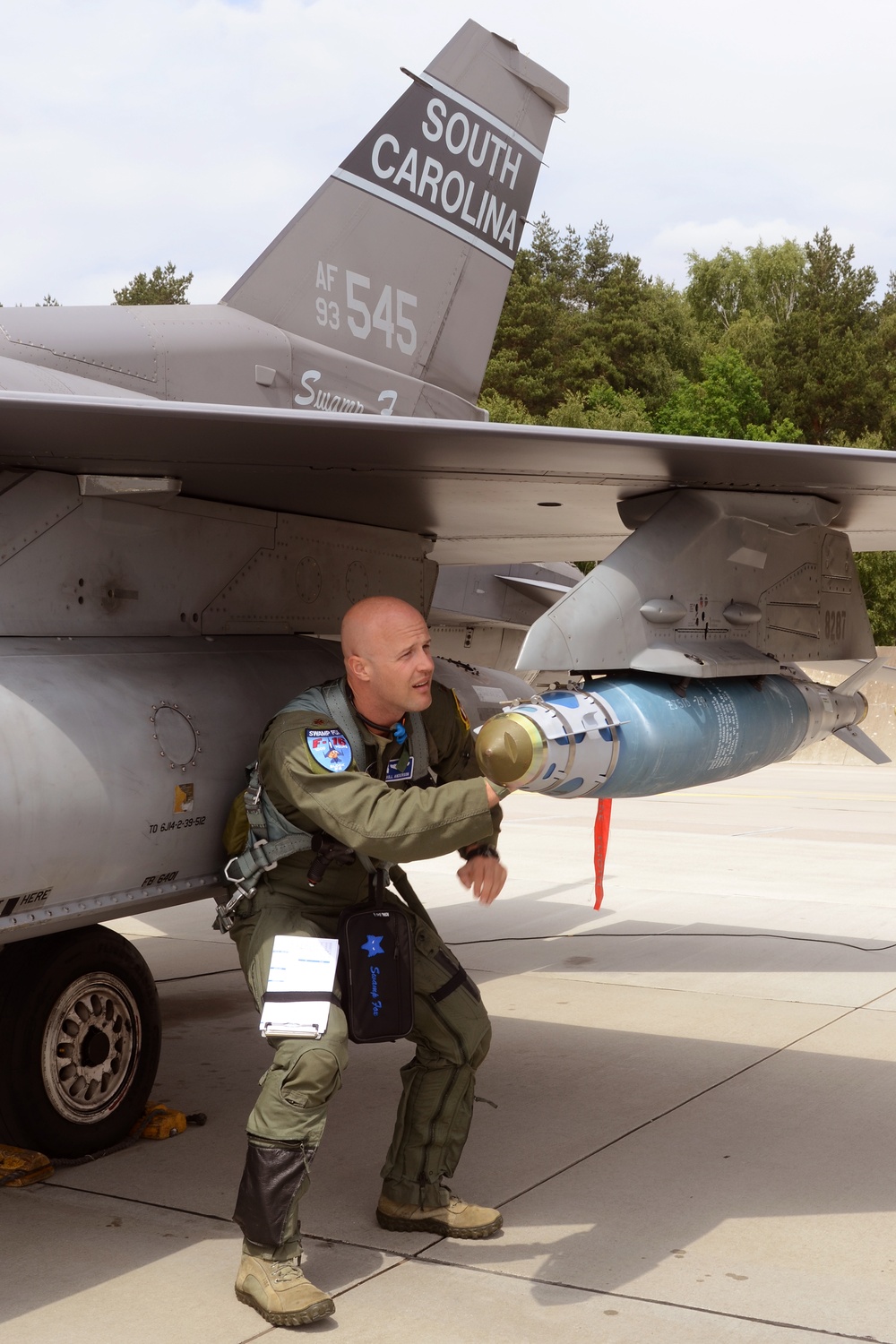 Deployed Swamp Fox flightline operations