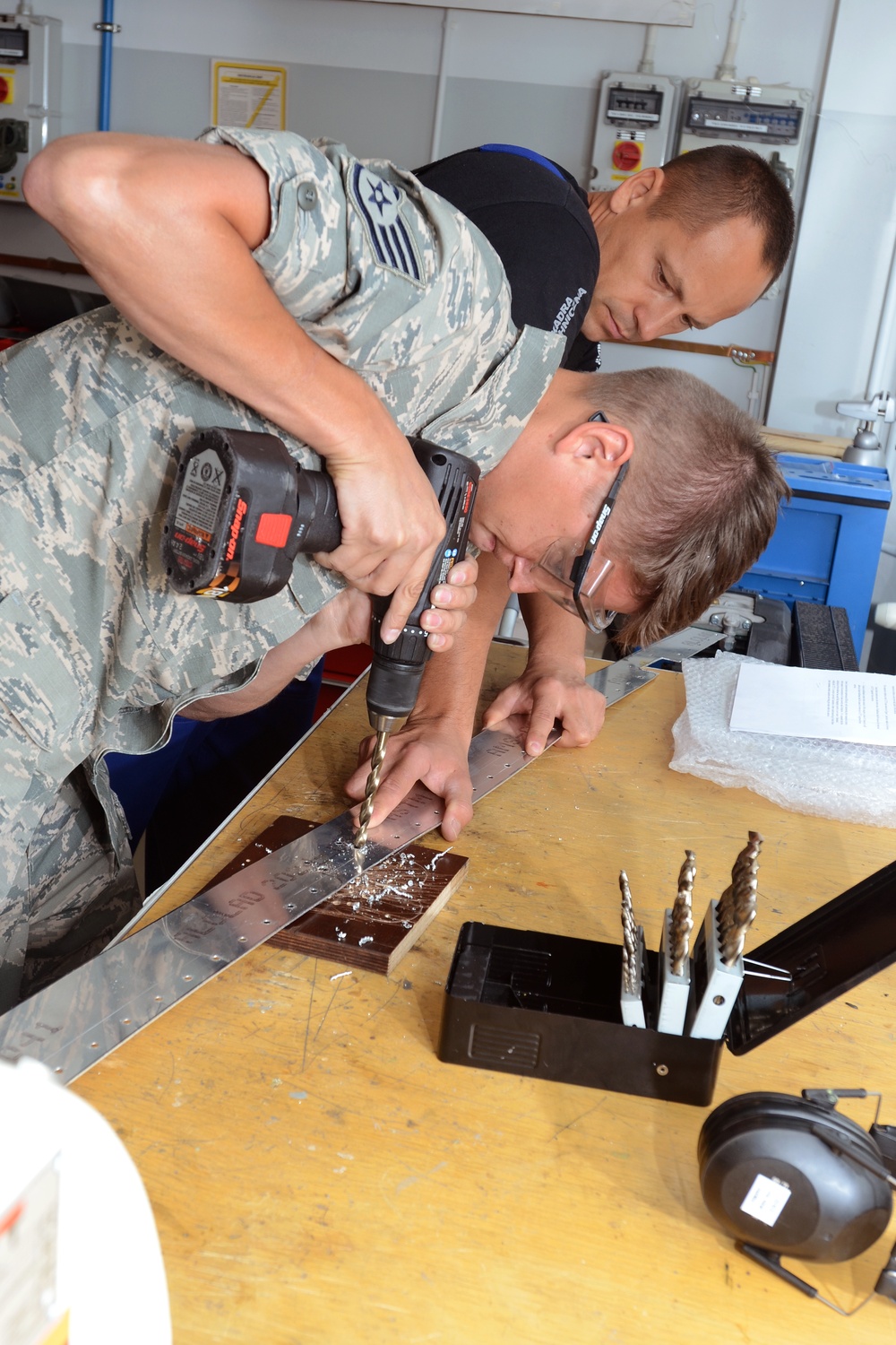 Structural maintenance at Łask Air Base, Poland