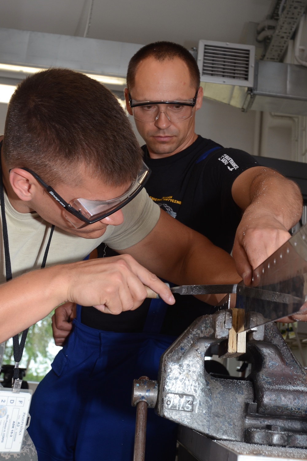 Structural maintenance at Łask Air Base, Poland