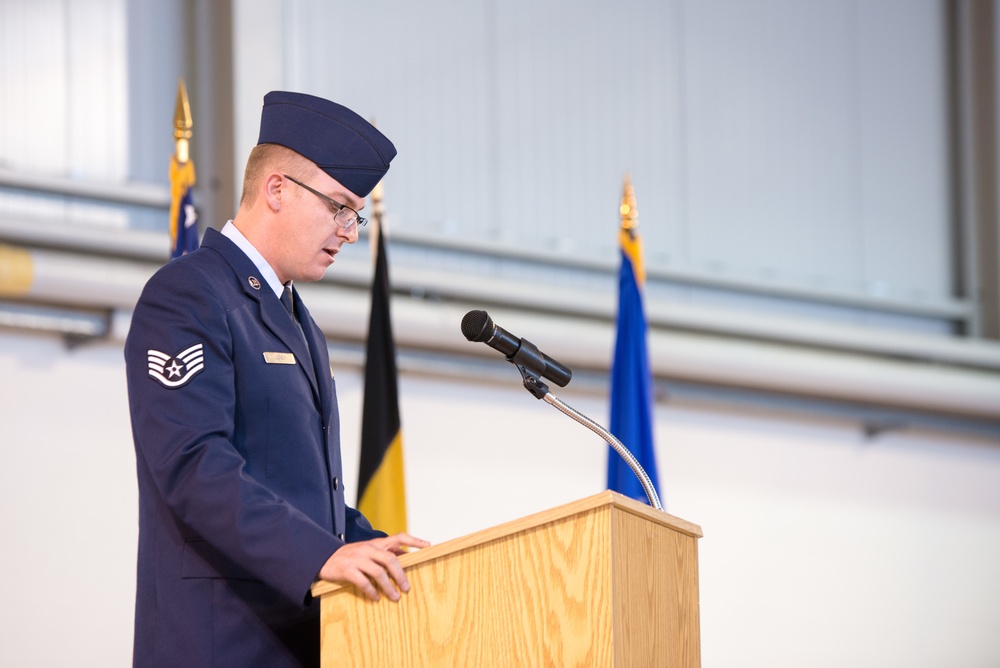 424th ABS change of command