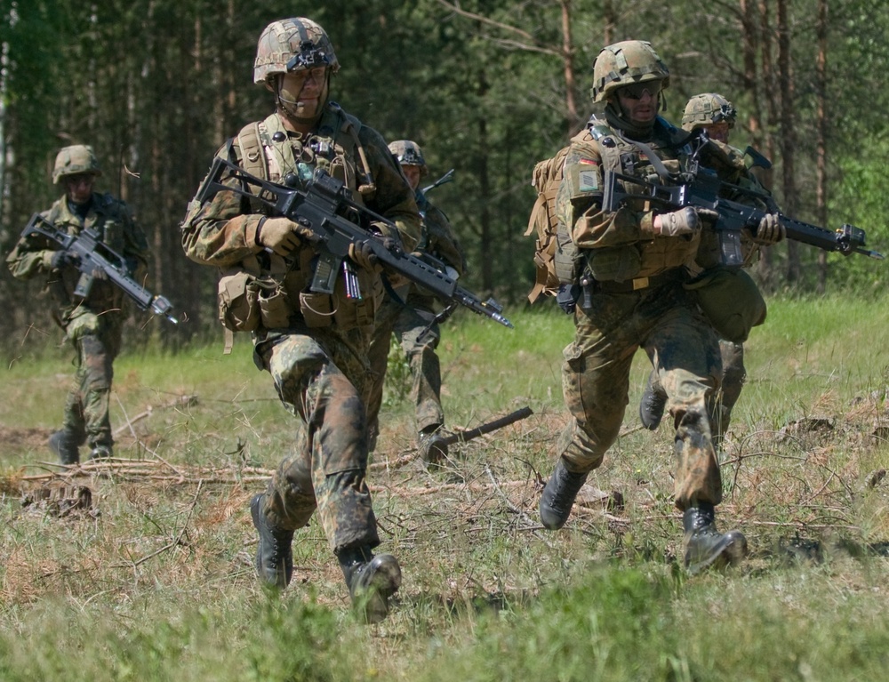 NATO troops train during Saber Strike