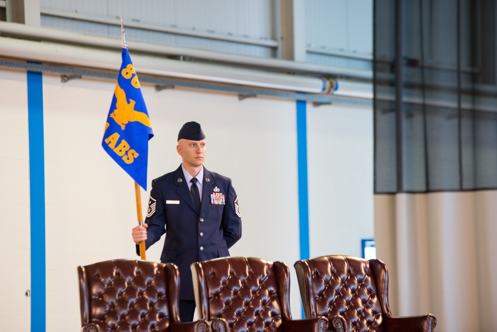 424th ABS change of command