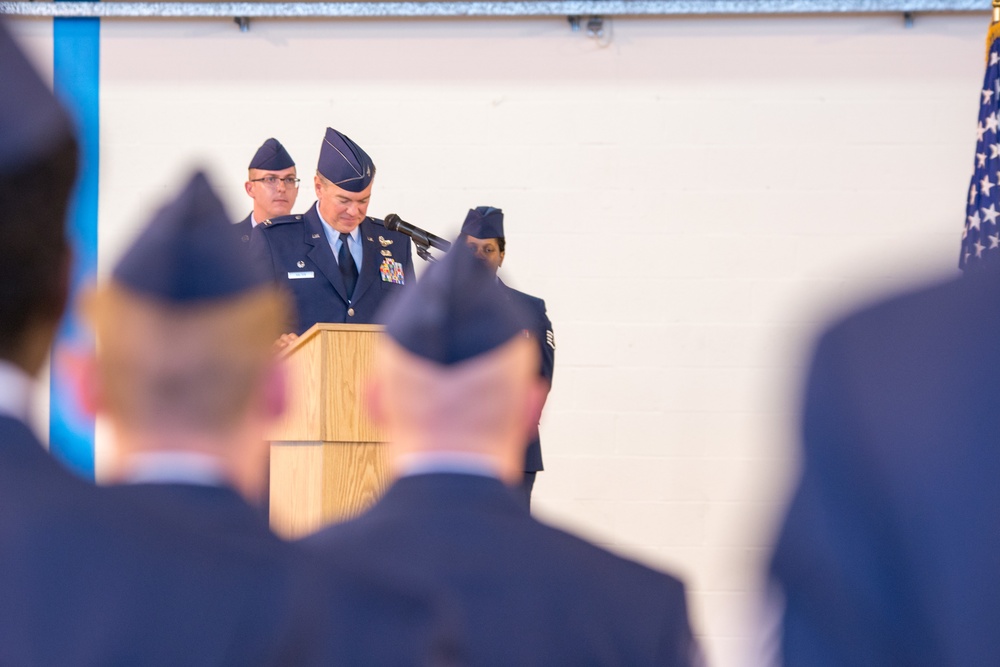 424th ABS change of command