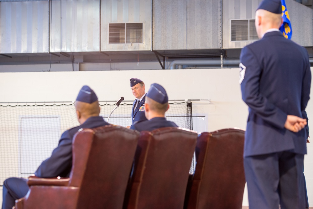 424th ABS change of command
