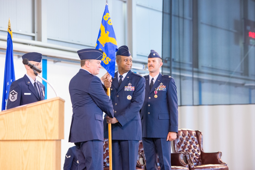 424th ABS change of command