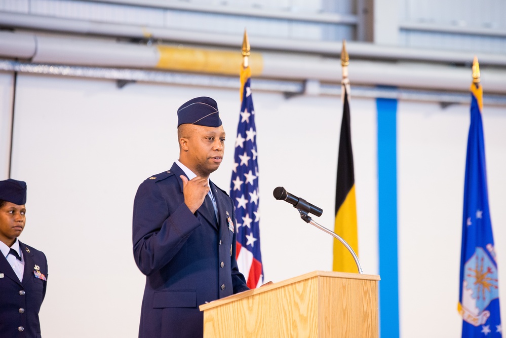 424th ABS change of command