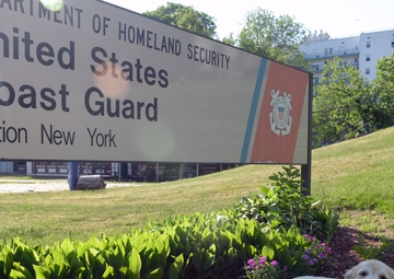 Coast Guard Station New York’s unit dog mascot, Harry