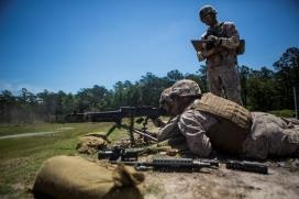 Give ‘em Hell: Support Company conducts machine gun range