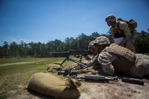 Give ‘em Hell: Support Company conducts machine gun range