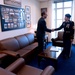 Secretary of defense congratulates the Junior and Senior Enlisted Service Member of the Year