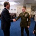 Secretary of defense greets the Junior and Senior Enlisted Service Member of the Year