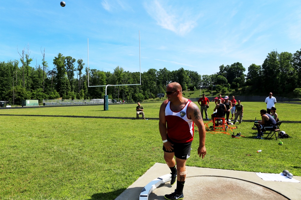 All-Marine Team practices for 2015 DOD Wounded Warrior Games