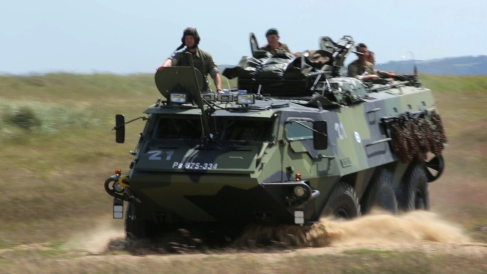 Multinational Marines Assault Beachhead in Sweden