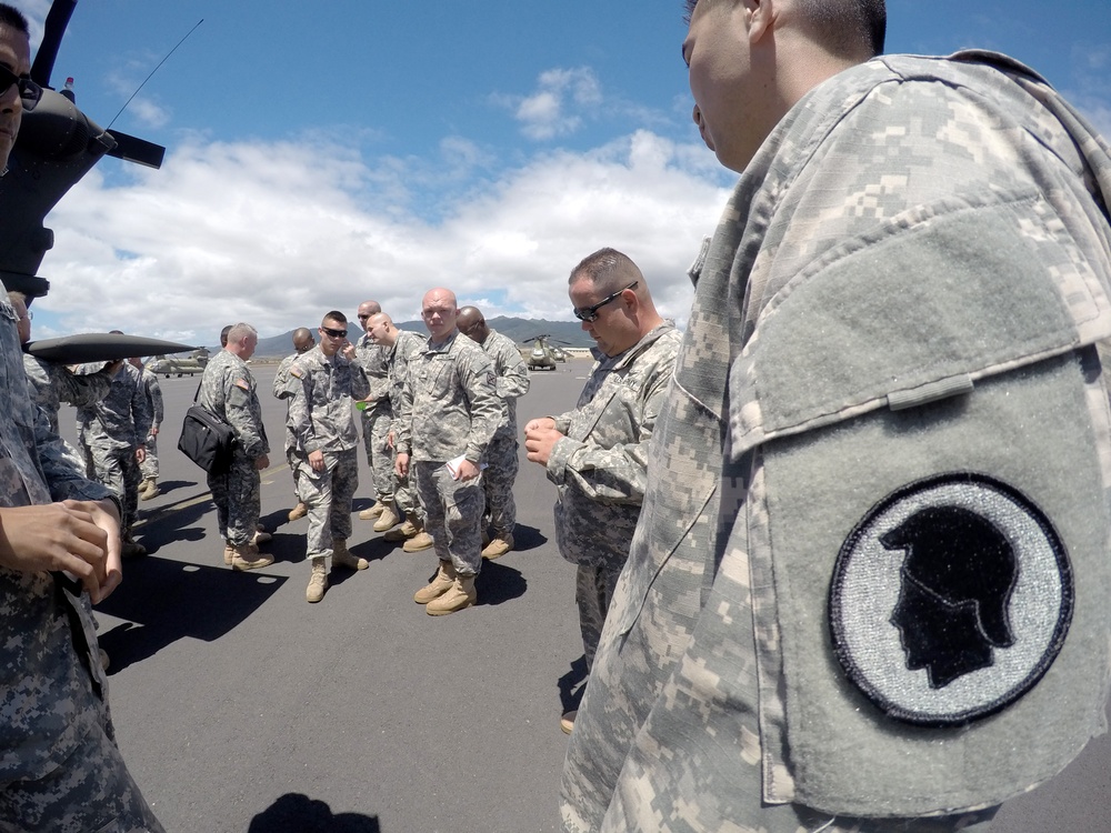 Company C, 1st Battalion, 207th Aviation Regiment and 777th Aviation Support Battalion conduct annual training