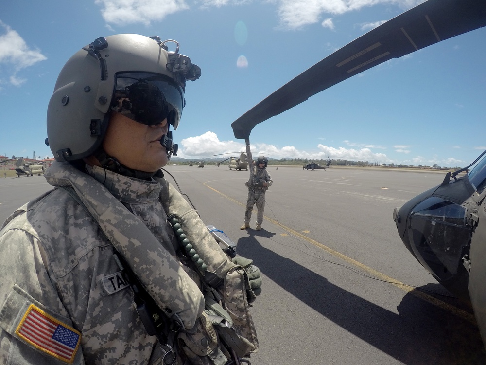 Company C, 1st Battalion, 207th Aviation Regiment and 777th Aviation Support Battalion conduct annual training