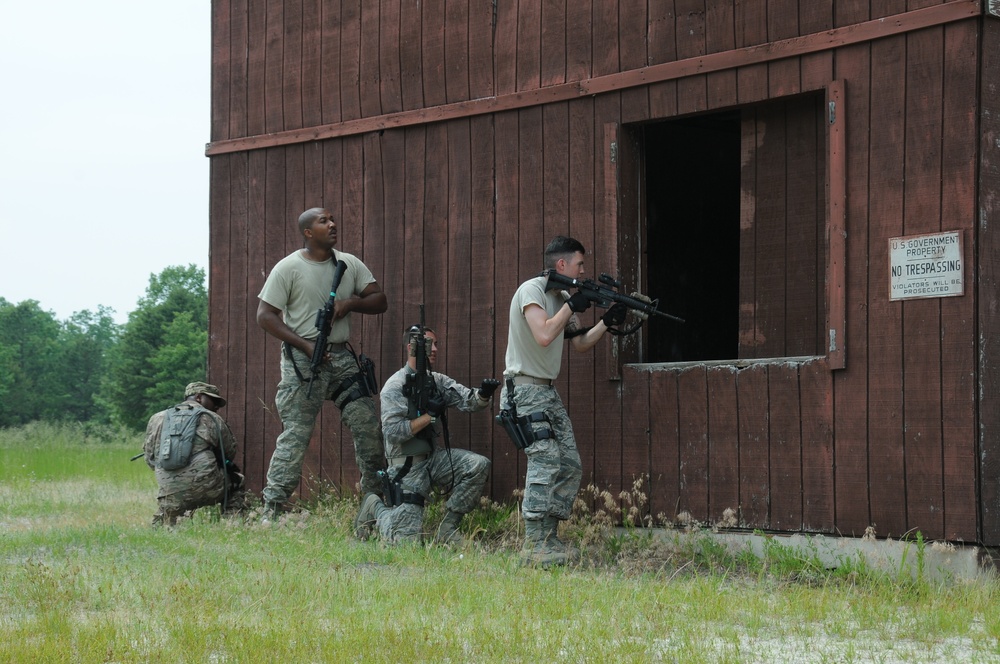 177th Security Forces Squadron urban ops training