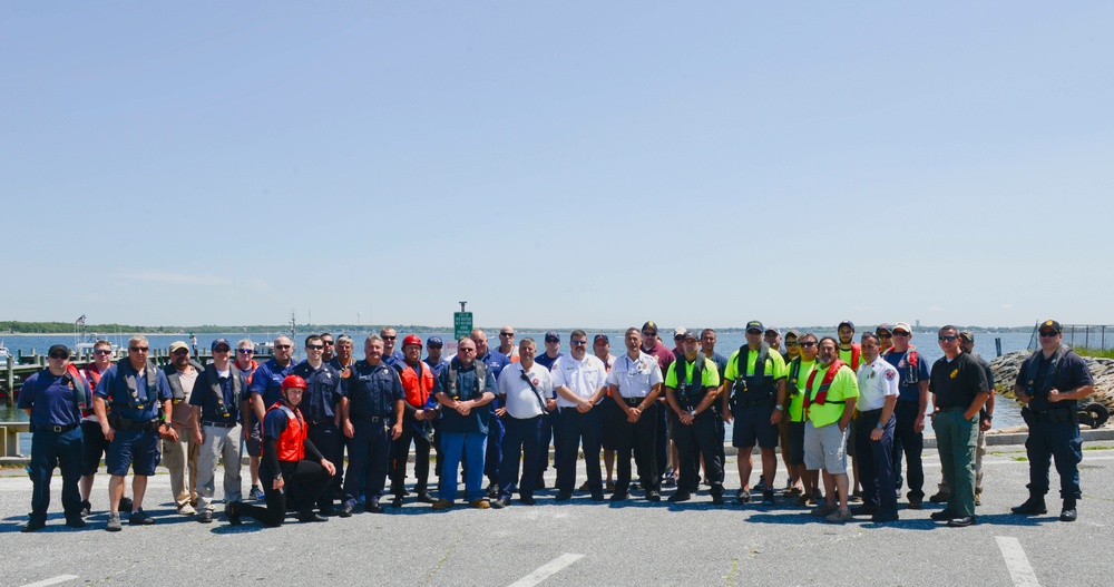 Coast Guard works with local port partners in Buzzards Bay, Massachusetts