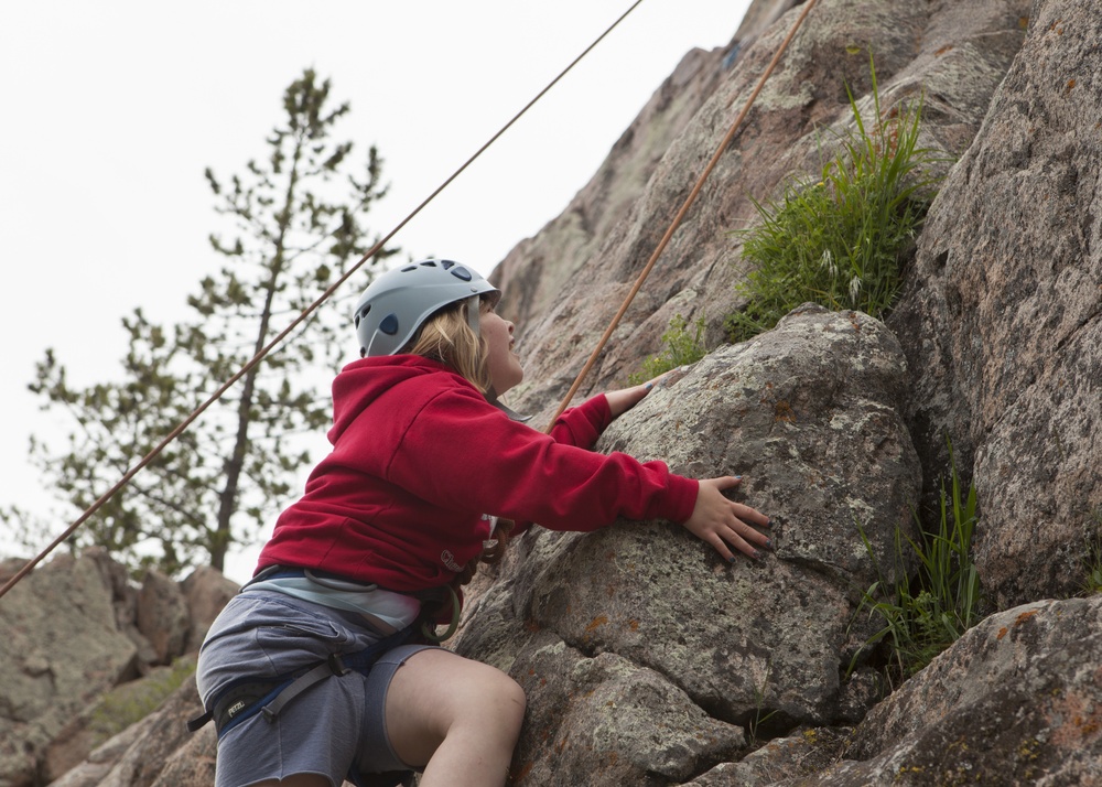 BRAT Camp kids explore outdoors