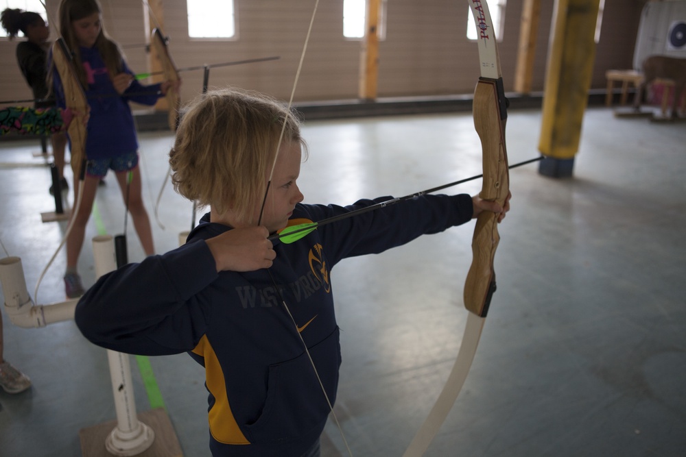 BRAT Camp kids explore outdoors