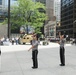 Cadet drill team conducts demonstration during Army birthday