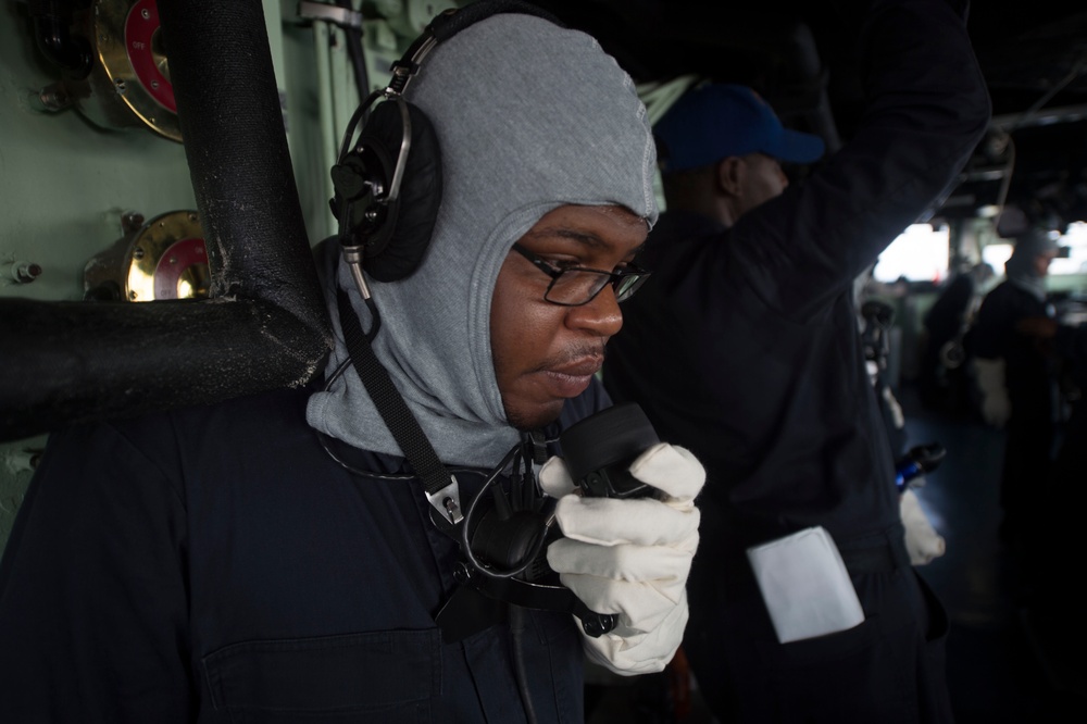 USS Rushmore integrated training team drill
