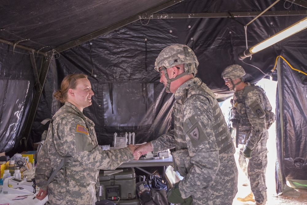 38th ID visits 76th IBCT