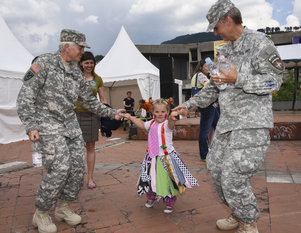 NATO HQ Sarajevo embrace inner child at Kid’s Festival