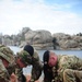 UK, Canadian soldiers build Sylvan Lake fishing piers