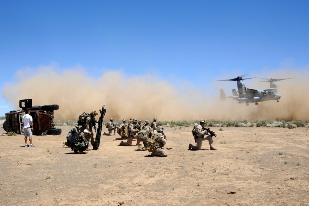 Angel Thunder 2015: Marines, Airmen extraction training