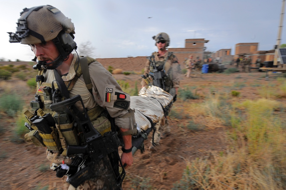 Angel Thunder 2015: Mass casualty evacuation exercise