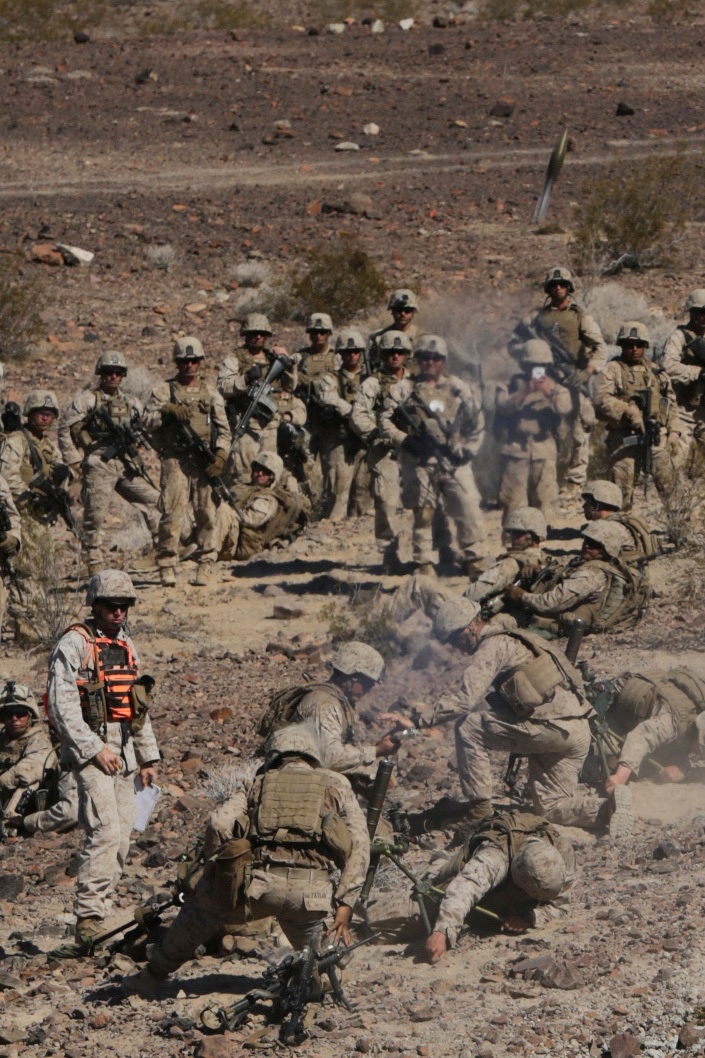 Marines participate in live fire company attacks