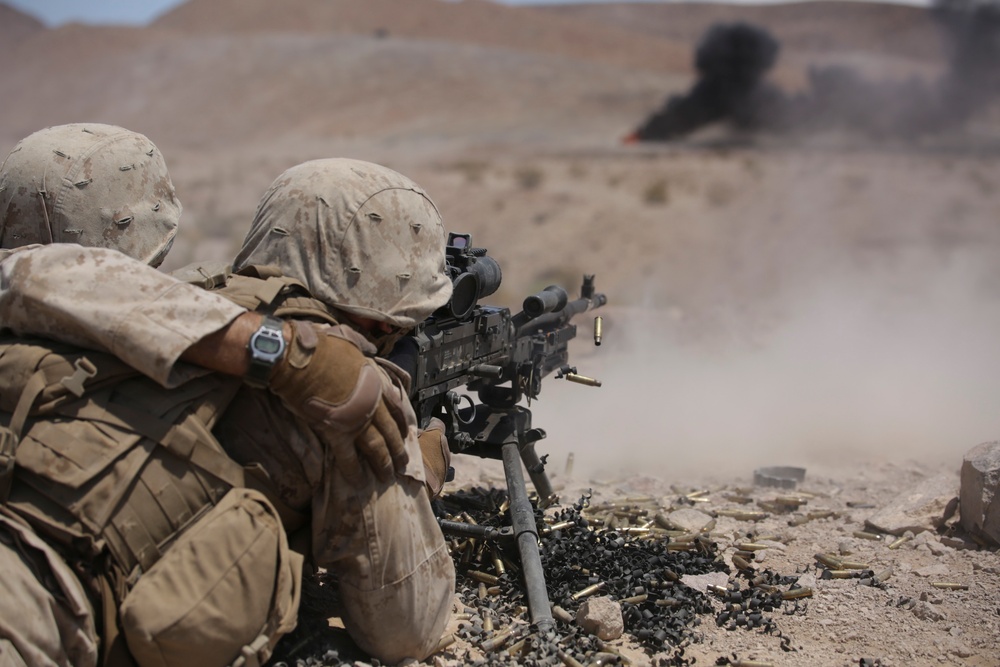 Marines participate in live fire company attacks