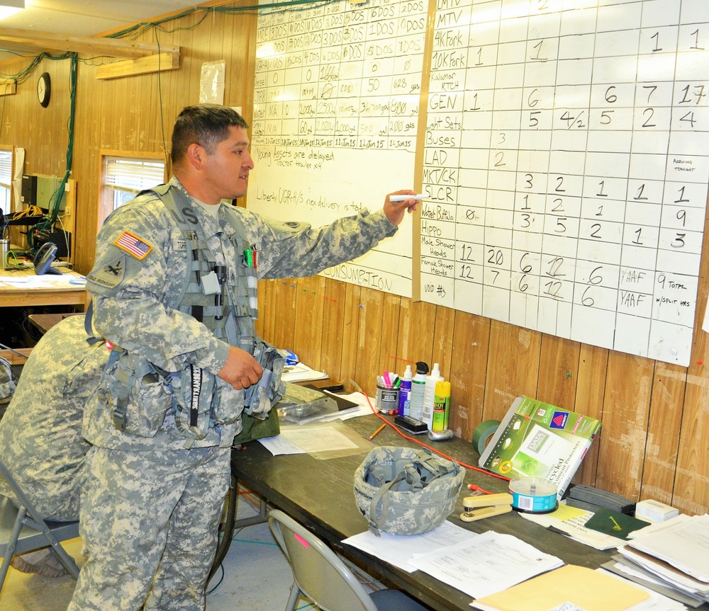 650th RSG Soldiers set up CSTX exercise