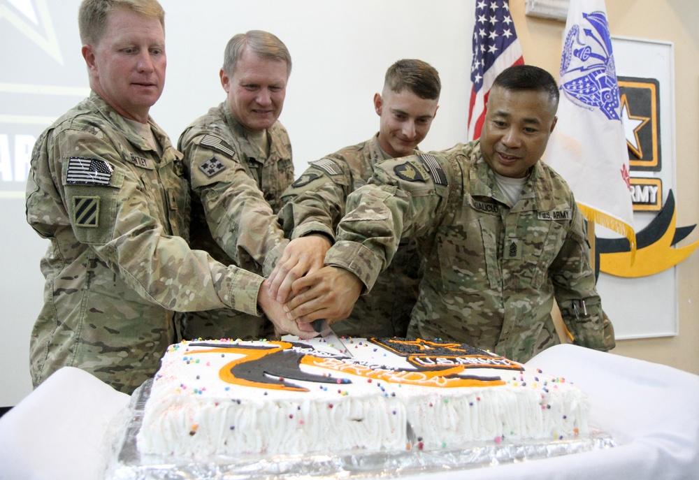 Celebrating the Army birthday in eastern Afghanistan