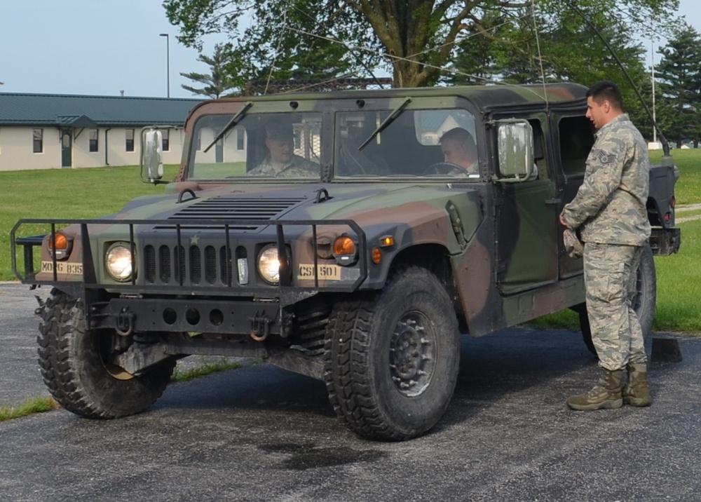 131st Bomb Wing Airmen prepare for state emergency convoy operations