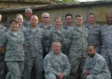 Guard cadre train fellow Airmen during emergency response exercise
