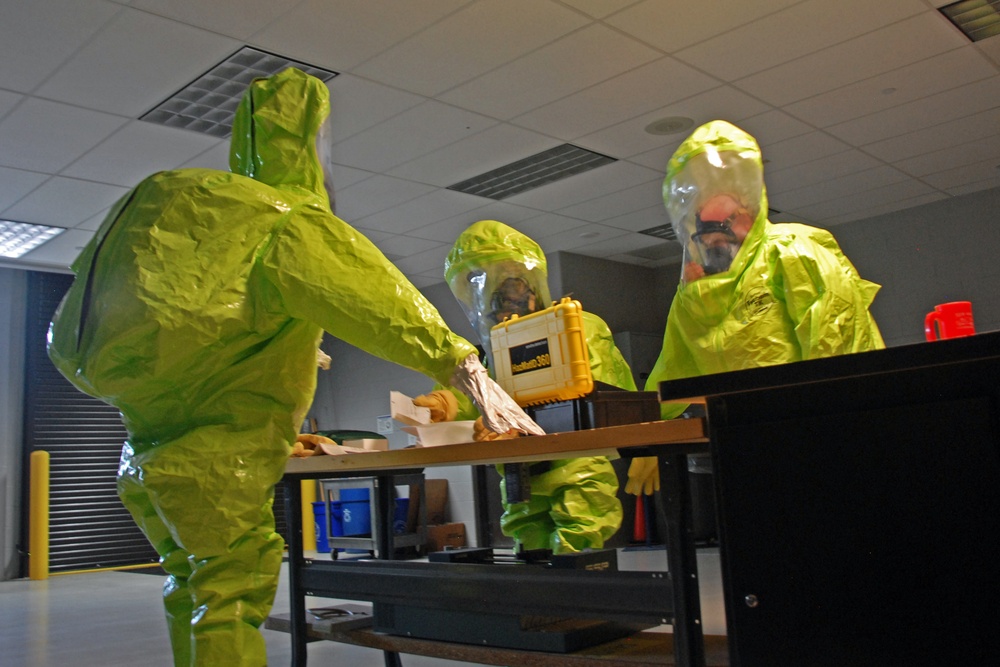 108th Wing Airmen Conduct Hazmat Training