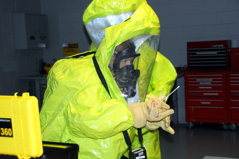 108th Wing Airmen Conduct Hazmat Training