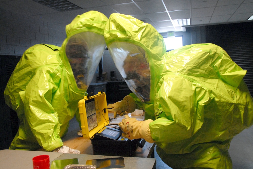 108th Wing Airmen Conduct Hazmat Training