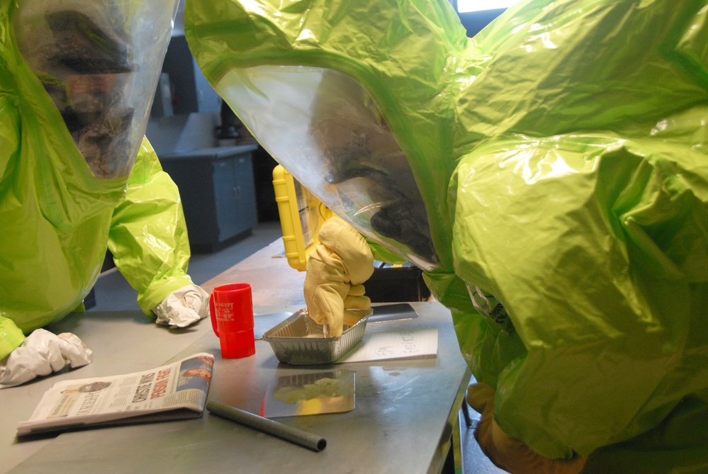 108th Wing Airmen Conduct Hazmat Training